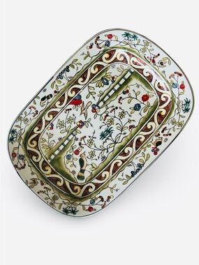 Temptations by Tara Large Whimsical Rectangular Serving Platter 11” x 17”